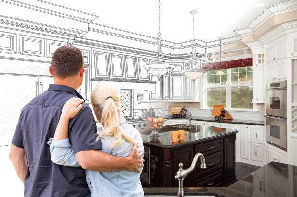 Professional Kitchen Island Installation technician working in Fort George G Meade, MD